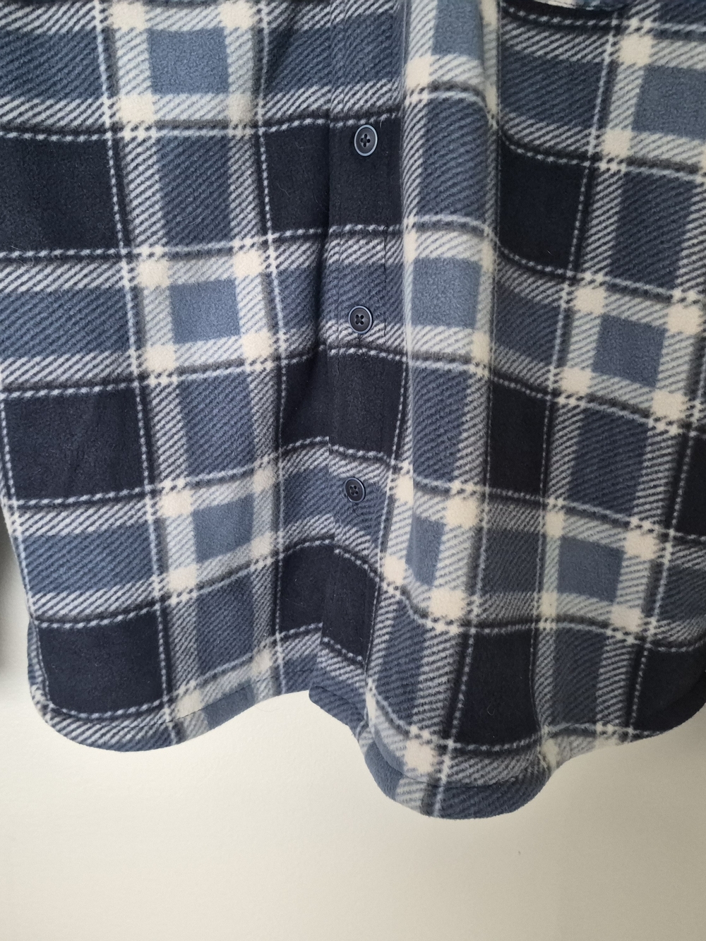 Realtree Men’s XL Plaid Fleece-Lined Shirt Jacket Shacket Blue - Picture 3 of 9